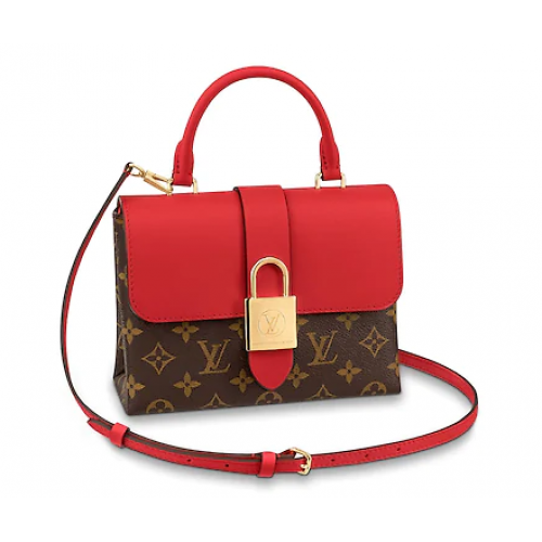 Louis vuitton original LOCKY BB M44080 Coquelicot Red