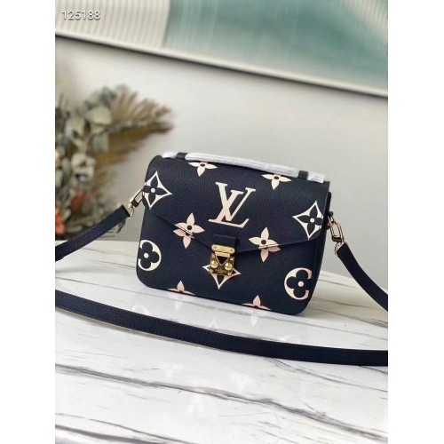 Louis vuitton original Louis Vuitton CRAFTY POCHETTE METIS Bag M45596 Black