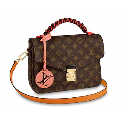 Louis vuitton original Monogram Canvas POCHETTE METIS M43984 Brown