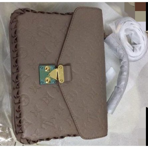 Louis vuitton original mongram empreinte POCHETTE METIS M43942 Camel