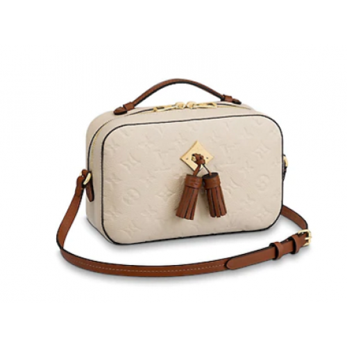 Louis vuitton original mongram empreinte SAINTONGE M44593 Creme Caramel