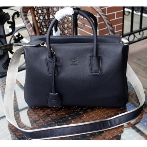 MCM Milla Tote Bag Calfskin Leather MCM1180 Black