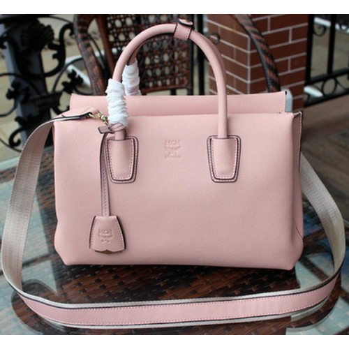 MCM Milla Tote Bag Calfskin Leather MCM1180 Light Pink
