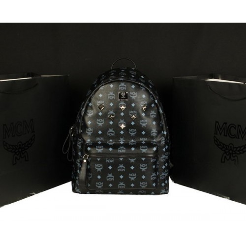 MCM Stark Backpack Jumbo in Calf Leather 8006 Black