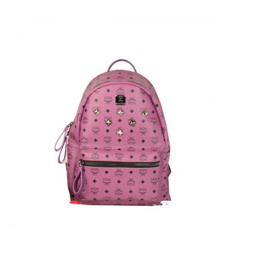 MCM Stark Backpack Jumbo in Calf Leather 8006 Purple
