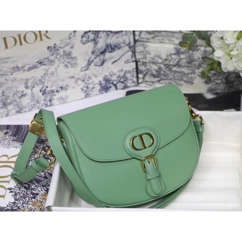 MEDIUM DIOR BOBBY BAG Warm Taupe Box Calfskin M9319U green