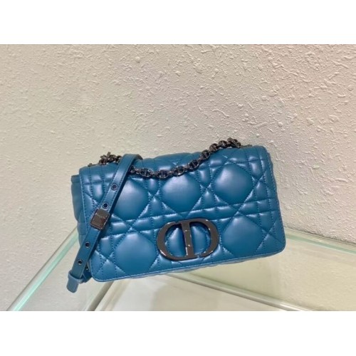 MEDIUM DIOR CARO BAG Gradient Cannage Lambskin M9242WN blue