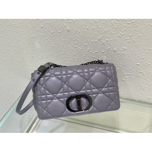 MEDIUM DIOR CARO BAG Gradient Cannage Lambskin M9242WN gray