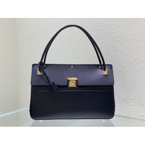 MEDIUM DIOR Shoulder Bag Calfskin C0701 black