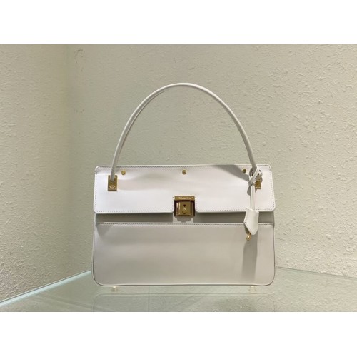 MEDIUM DIOR Shoulder Bag Calfskin C0701 white