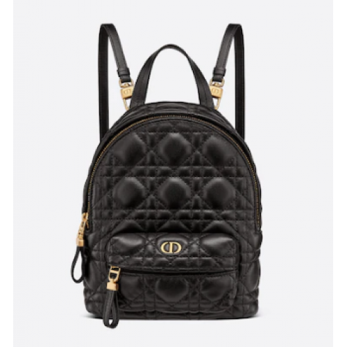 MINI DIOR BACKPACK Cannage Lambskin M9222 black