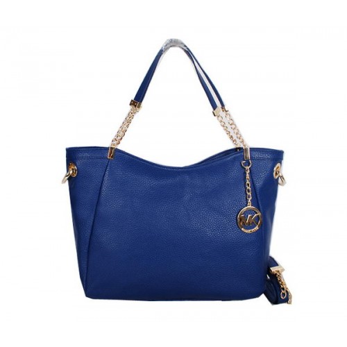 Michael Kors Jet Set Travel Bag Grainy Leather MK0913 Blue