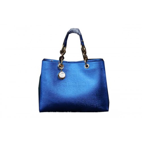 Michael Kors Jet Set Travel Bag Iridescent Leather MK9009 Blue