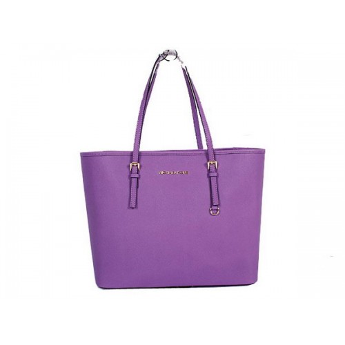 Michael Kors Jet Set Travel Tote Bag MK8703 Purple
