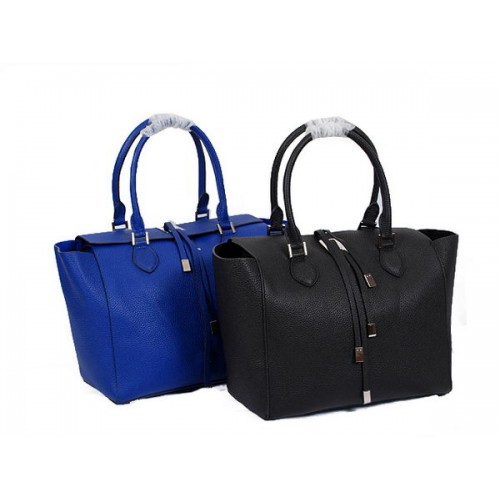Michael Kors Large Miranda Tote Bag 8708 Black&Blue