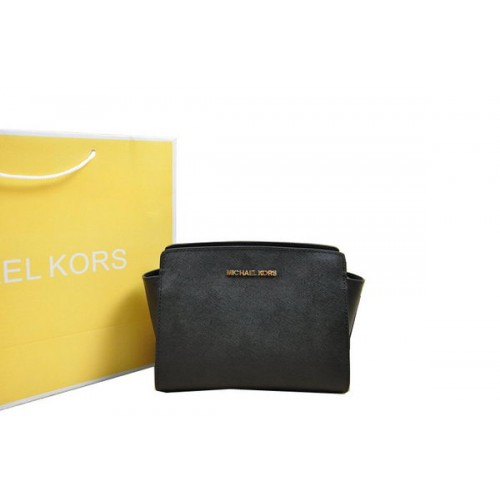 Michael Kors Mini Selma Messenger Bag Black