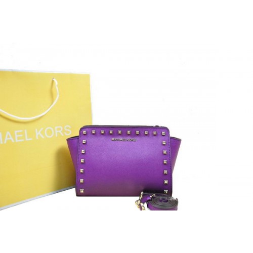 Michael Kors Mini Selma Messenger Bag MK1888 Purple