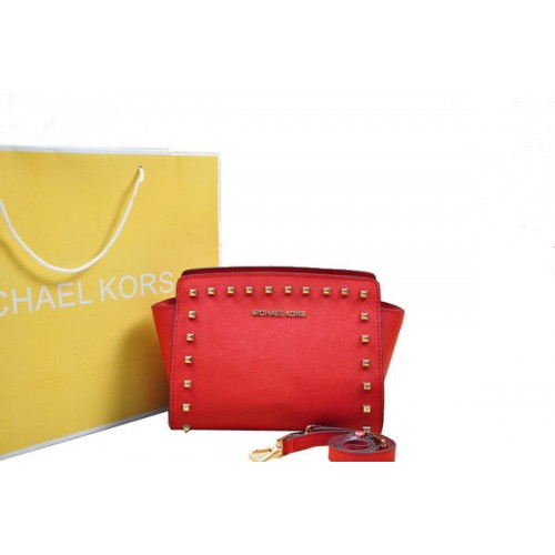 Michael Kors Mini Selma Messenger Bag MK1888 Red