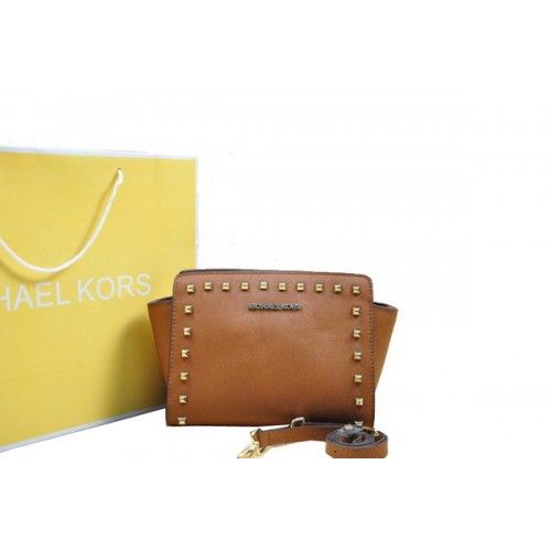 Michael Kors Mini Selma Messenger Bag MK1888 Wheat