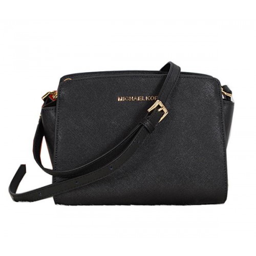 Michael Kors Mini Selma Messenger Bag MK8701 Black