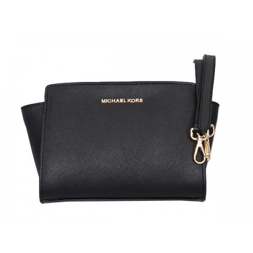 Michael Kors Mini Selma Messenger Bag MK8710 Black