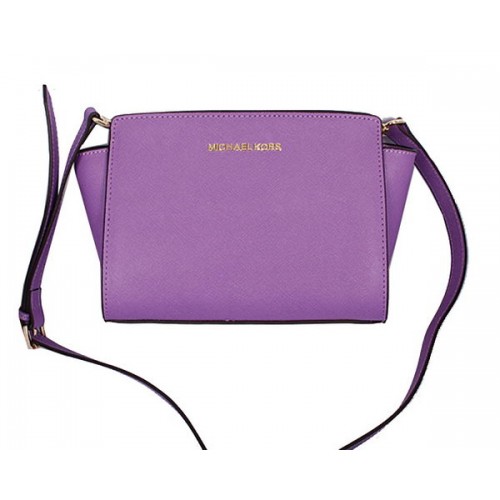Michael Kors Mini Selma Messenger Bag MK8710 Purple