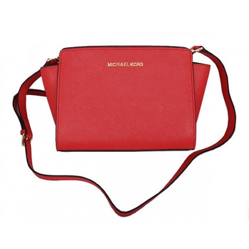 Michael Kors Mini Selma Messenger Bag MK8710 Red