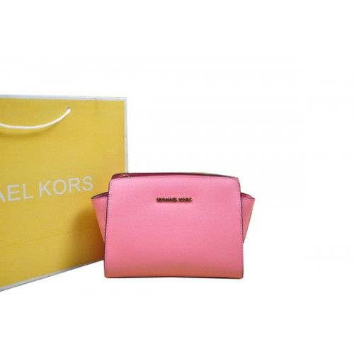 Michael Kors Mini Selma Messenger Bag Pink