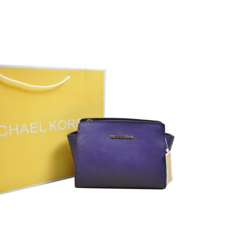 Michael Kors Mini Selma Messenger Bag Purple