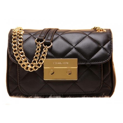 Michael Kors Original Leather Clutch Bag MK0819 Black