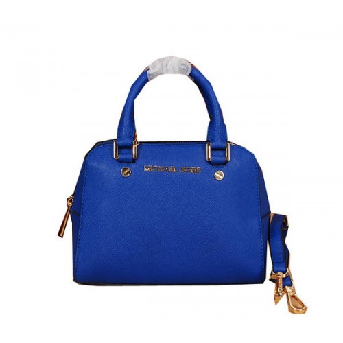 Michael Kors Original Saffiano Leather Top Handle Bag MK2603 Blue