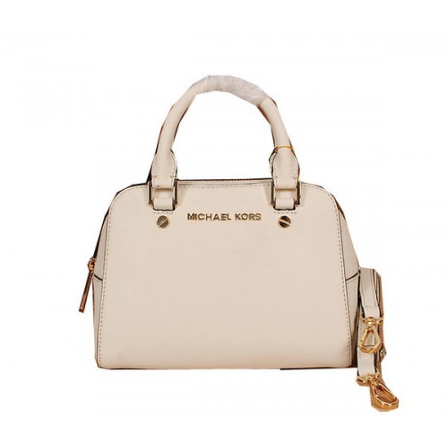 Michael Kors Original Saffiano Leather Top Handle Bag MK2603 OffWhite