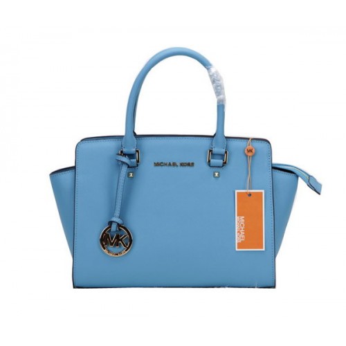 Michael Kors Selma Bag Original Leather MK1867 Light Blue