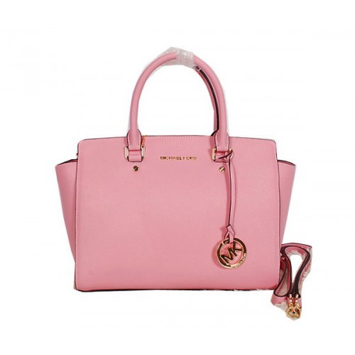 Michael Kors Selma Top-Zip Satchel Bag MK0909 Pink