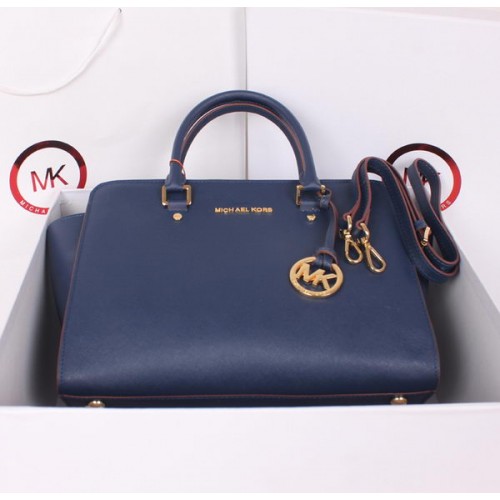 Michael Kors Selma Top-Zip Satchel Bag MK115 RoyalBlue
