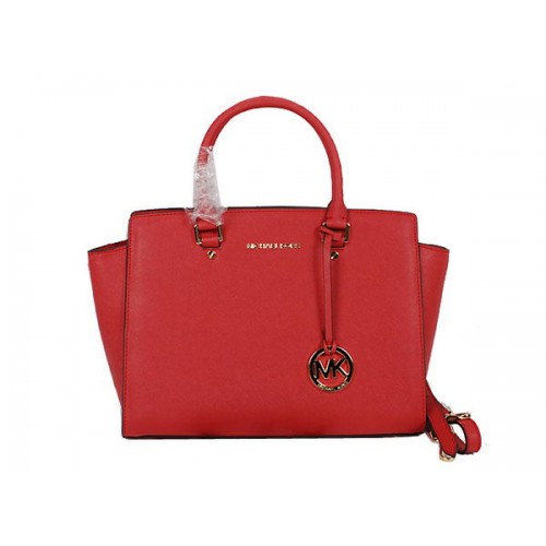 Michael Kors Selma Top-Zip Satchel Bag MK8700 Red