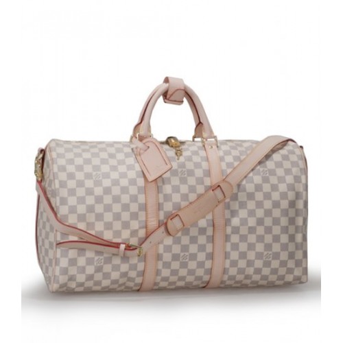 Louis Vuitton Monogram Canvas Keepall 50 With Shoulder Strap N41430