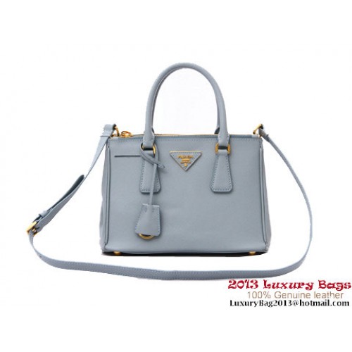 New Color Prada Saffiano Calfskin Leather Small Bag BN2316 Light Blue