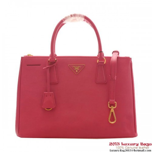 Prada BN2274 Saffiano Rose Calfskin Leather Tote Bag
