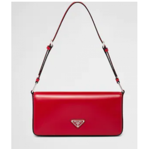 Prada Brushed leather Femme bag 1BD323 red