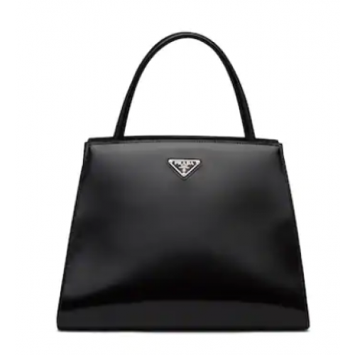 Prada Brushed leather handbag 1BA321 black