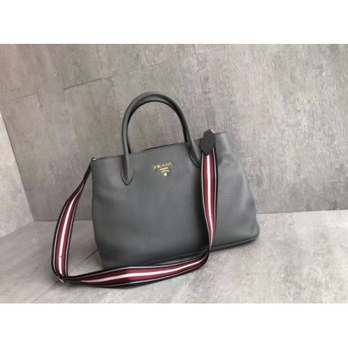 Prada Calf leather bag BN1579 grey