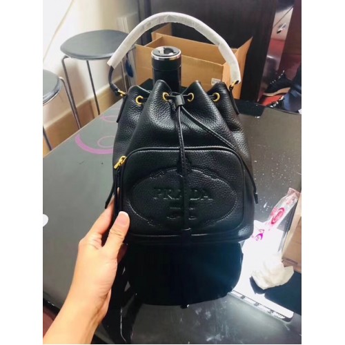 Prada Calf leather bag N1864 black