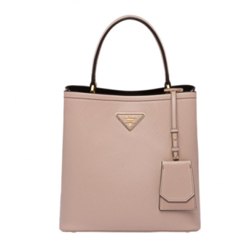 Prada Double Saffiano leather bag 1BA212 pink