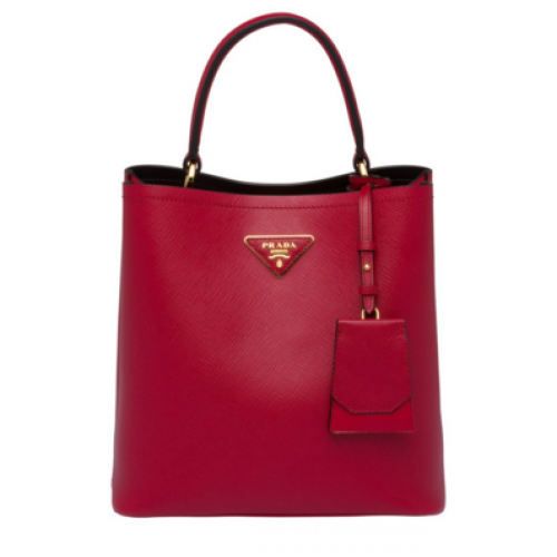 Prada Double Saffiano leather bag 1BA212 red