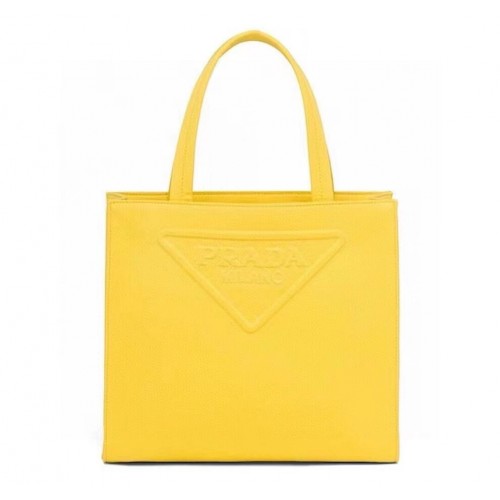 Prada Drill tote bag 1BG382 yellow