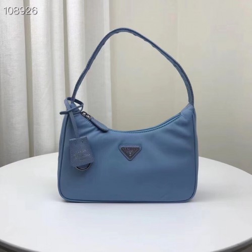 Prada Re-Edition 2000 nylon mini-bag 1NE515 light blue