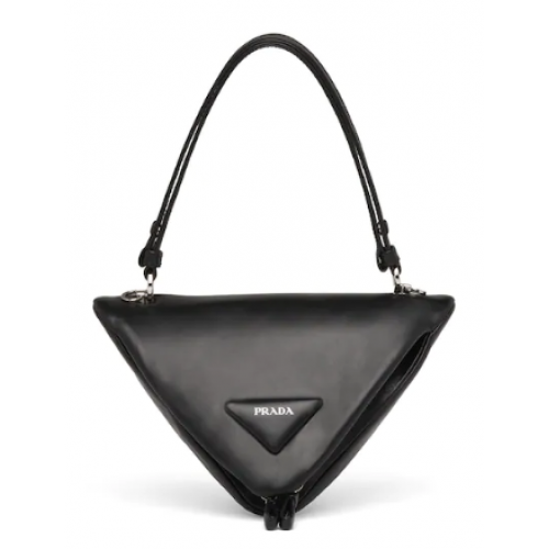 Prada Padded nappa leather handbag 3BA315 black