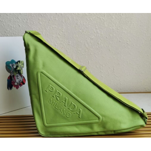 Prada Re-Nylon large shoulder bag 2EV077 green