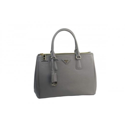 Prada Saffiano Calf Leather Tote BN2274 Grey